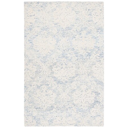 Safavieh 8 x 10 ft. Metro Contemporary Rectangle Area Rug Blue & Ivory MET871M-8